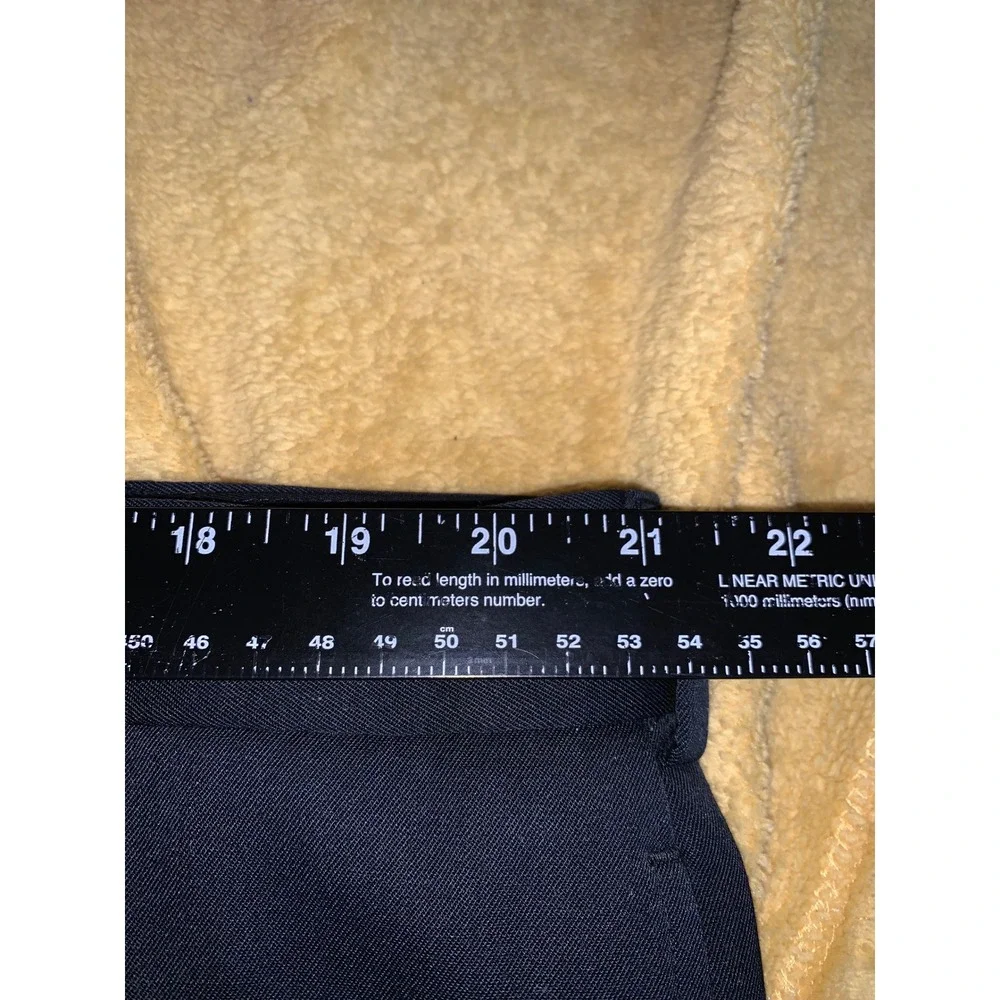 Brooks Brothers Madison Mens‎ Black Wool Blend Dress Pants W44 L32 Classic